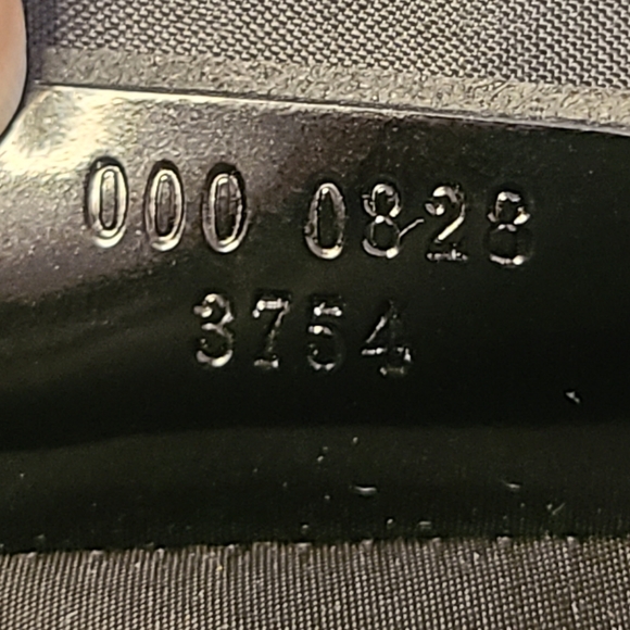 GUCCI VINTAGE BAMBOO HANDLE BLACK PATENT LEATHER HANDBAG SILVER HARDWARE - Picture 17 of 17